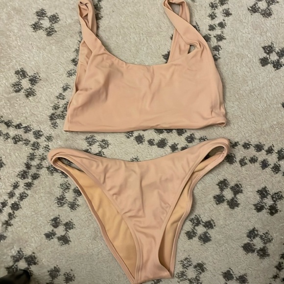 ASOS bikini in nude pink size s/m U.S. size 6 - Picture 1 of 3